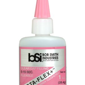 BSI-120 Insta-Flex+™ Flexible CA Clear Rubber-toughened 1 oz